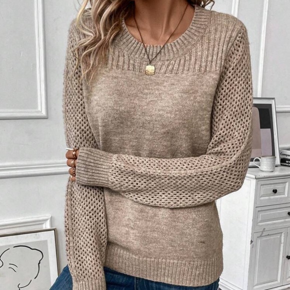 New long  sleeve knit  sweater - Picture 3 of 6